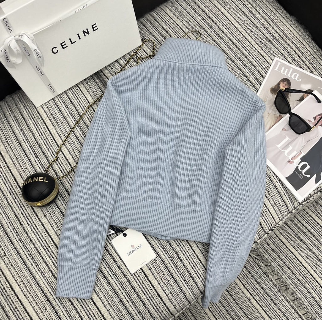 Moncler Wool Knit Padded Jacket