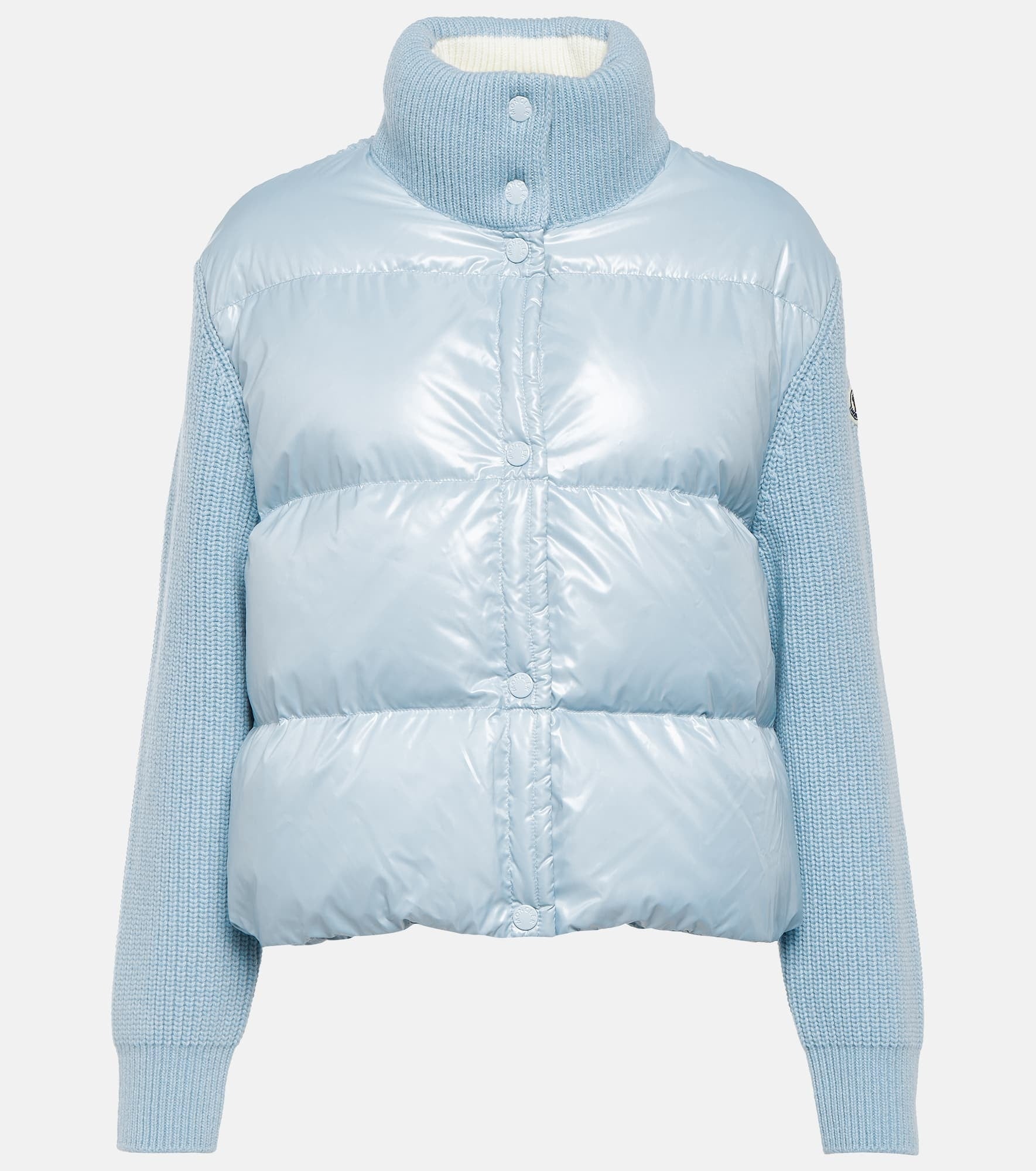 Moncler Wool Knit Padded Jacket