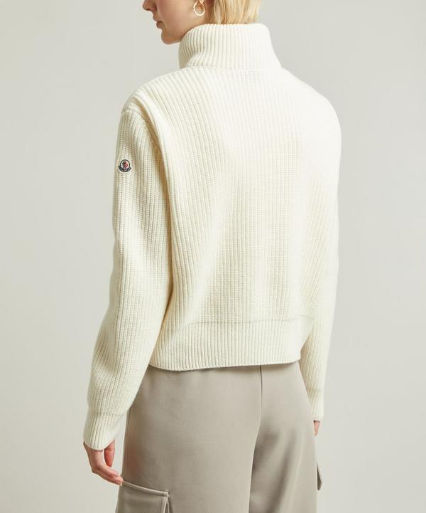 Moncler Wool Knit Padded Jacket