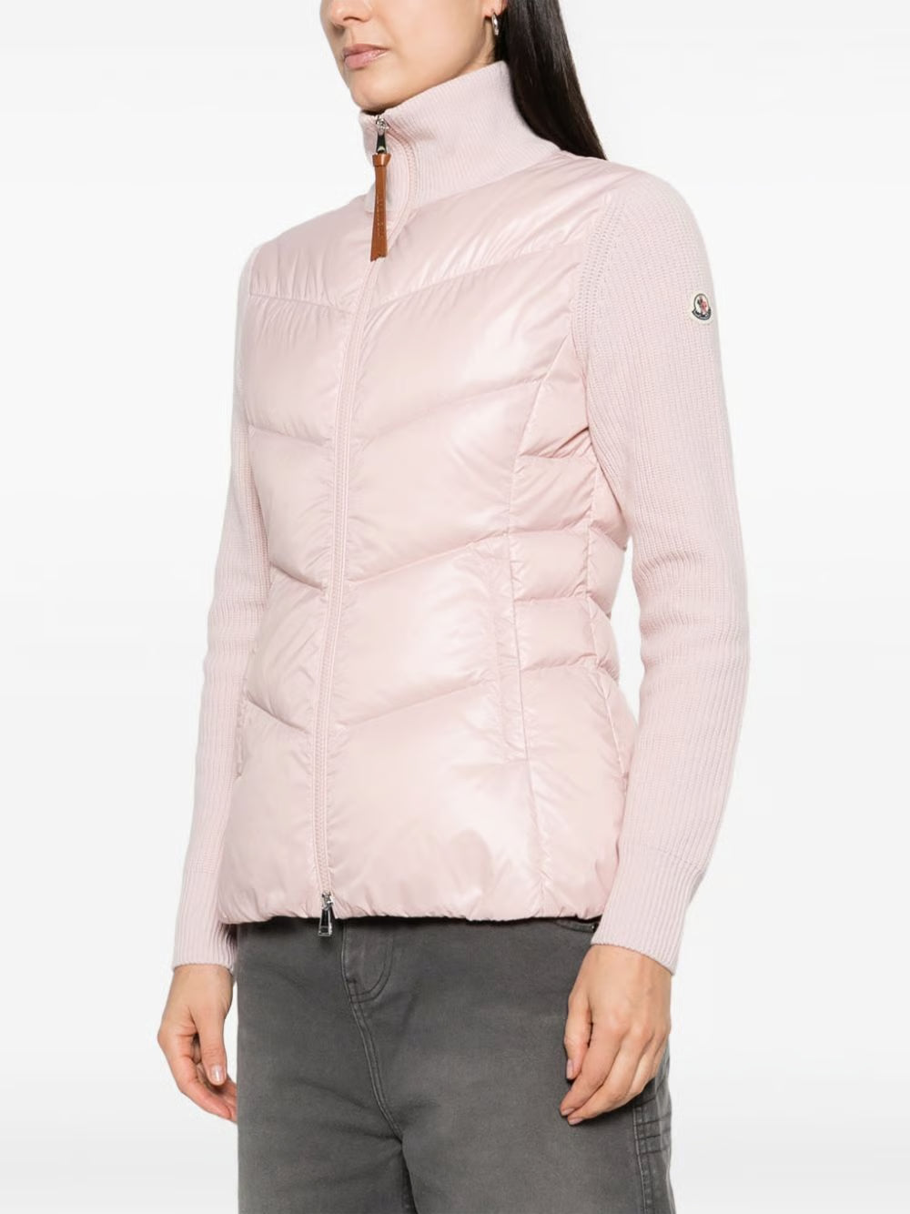 Moncler Wool Knit Padded Jacket