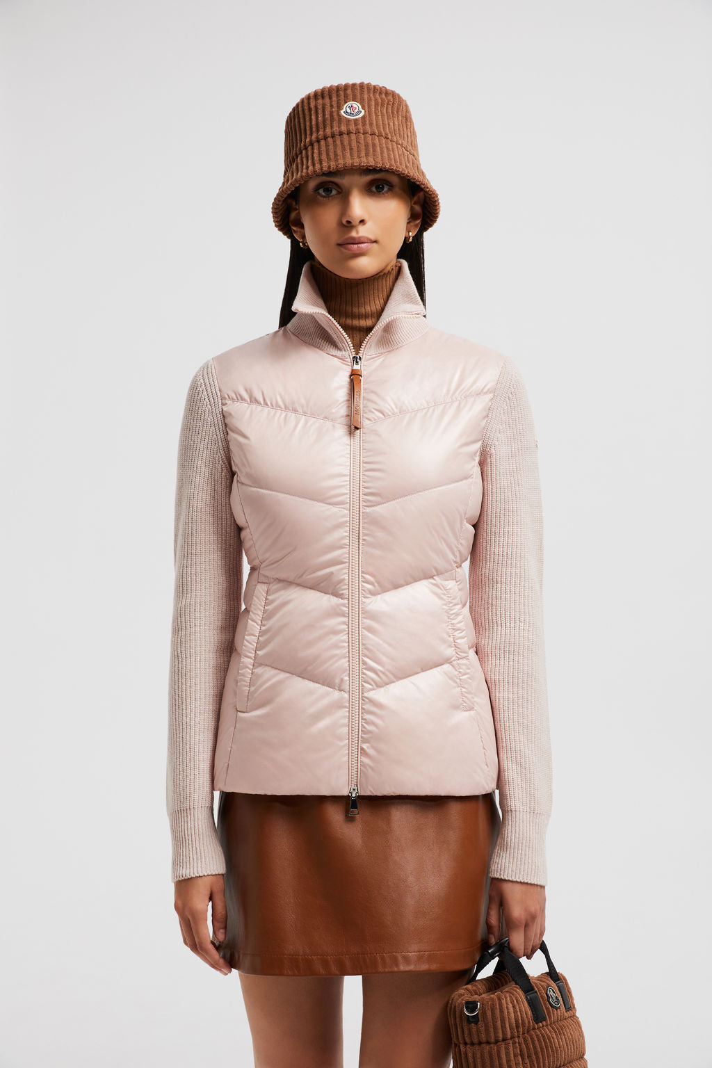 Moncler Wool Knit Padded Jacket