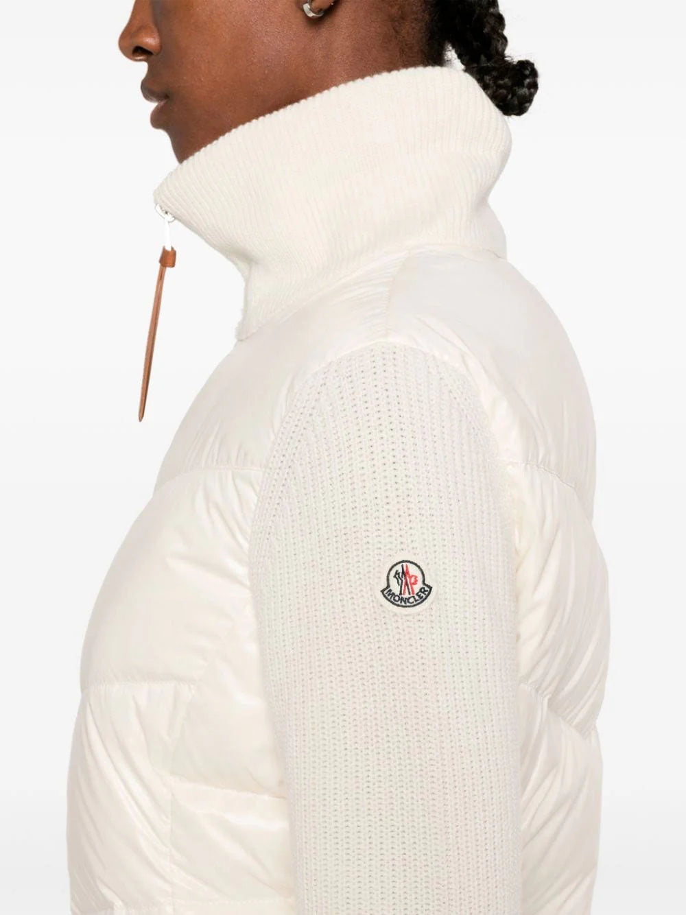 Moncler Wool Knit Padded Jacket