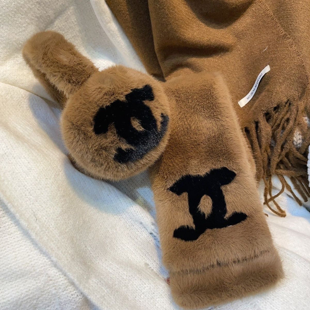CHANEL Oversized CC Foldable Earmuffs
