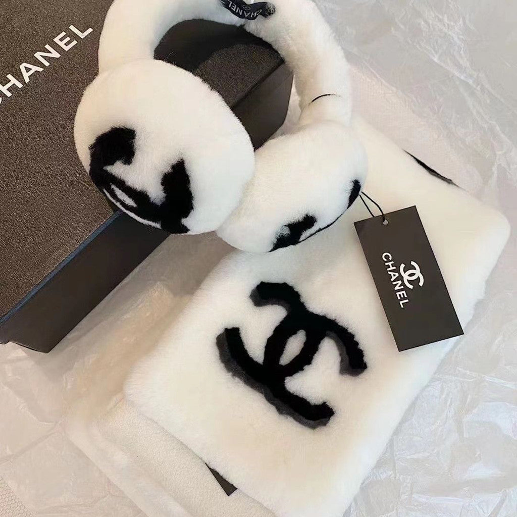 CHANEL Oversized CC Foldable Earmuffs